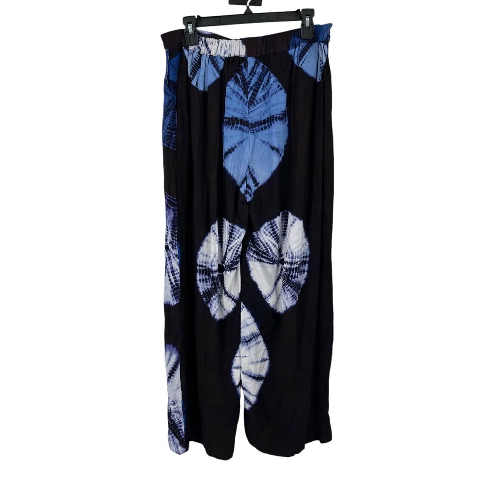 Buyaso pants Ayokun tie dye wide leg blue size Large L - Picture 6 of 6